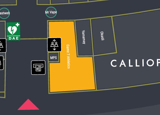 immagine mappa della posizione nel centro commerciale