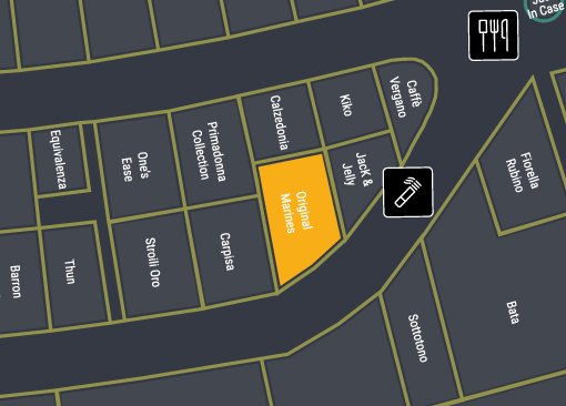 immagine mappa della posizione nel centro commerciale