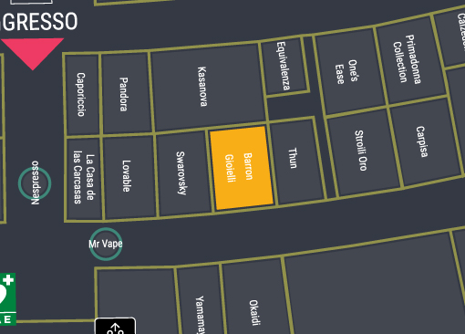 immagine mappa della posizione nel centro commerciale