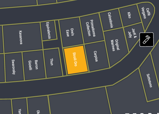 immagine mappa della posizione nel centro commerciale