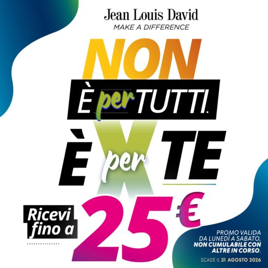 JEAN LOUIS DAVID – PROMO JLD MONEY