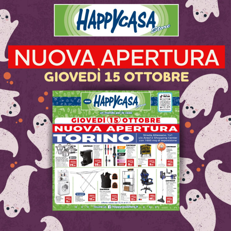 HAPPY CASA STORE APRE AD AREA 12